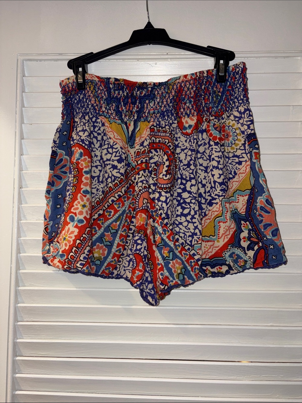 Trendy Boho Elastic Waist Women’s Shorts🔥